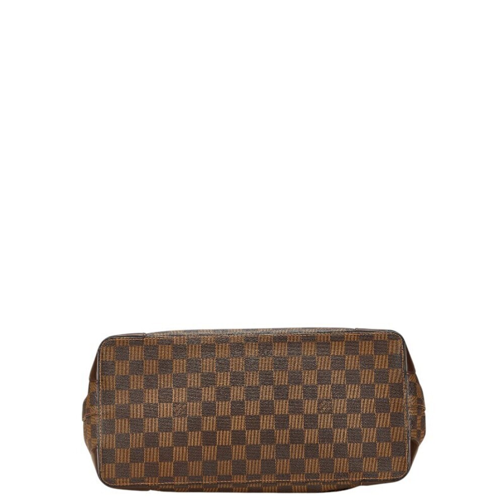 Louis Vuitton Damier Hampstead Handbag Tote Bag Brown Leather - Picture 3 of 9